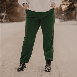 velour lounge / work pants